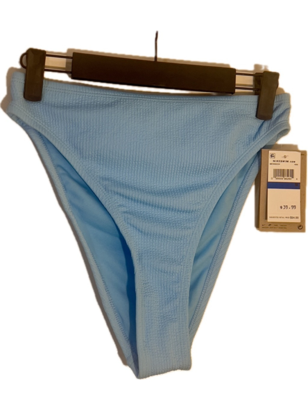 Nike Swim Ribbed Bikini Bottoms Blue Size M – New with Tags